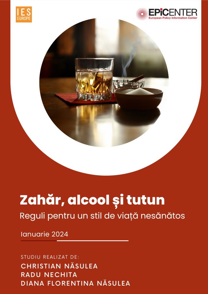 Coperta: Zahăr, alcool și tutun. Reguli pentru un stil de viață nesănătos