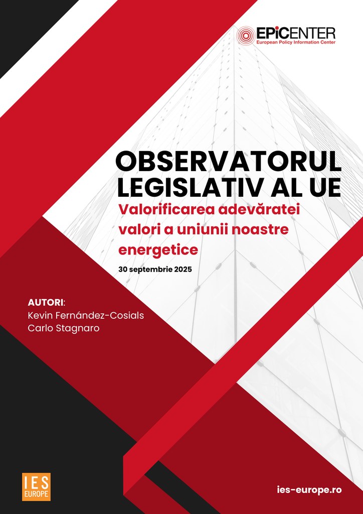 Coperta: Observatorul legislativ al UE: Valorificarea adevăratei valori a uniunii noastre energetice